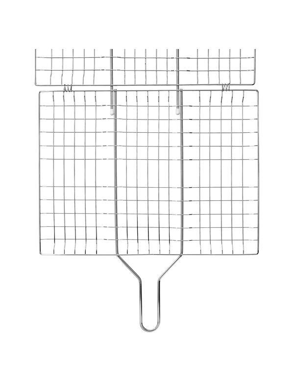 Решетка гриль 300 х 400 мм, хромированная Camping Palisad