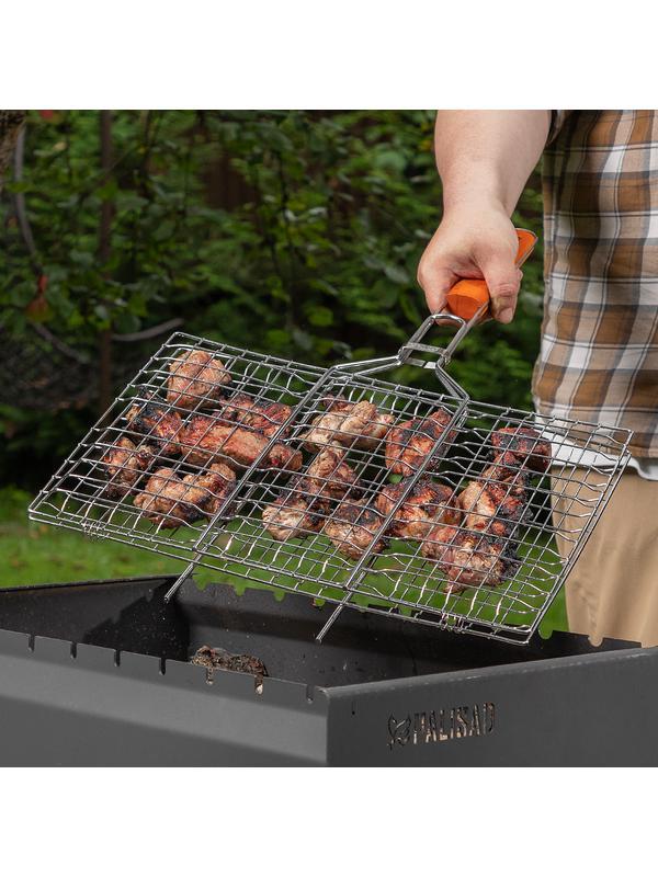 Решетка гриль 300 х 400 мм, хромированная Camping Palisad