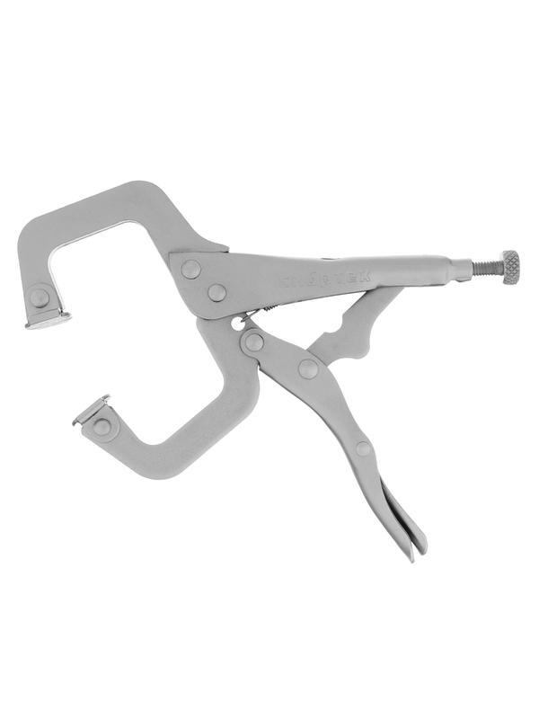 Зажим ручной, увеличенный захват, подвижные губки, 170 мм// Сибртех
