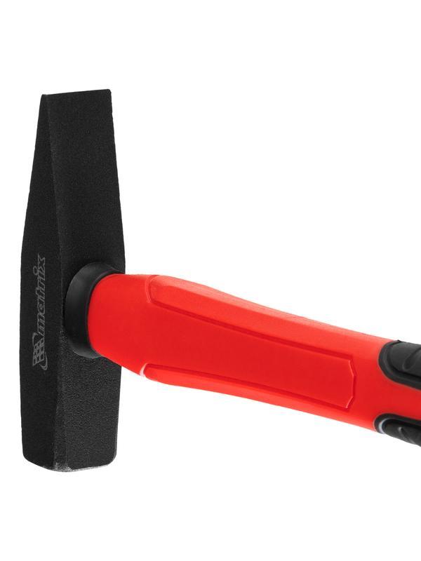 Молоток слесарный optimal, 200 г, фибергласовая обрезиненная рукоятка, квадратный боек Matrix