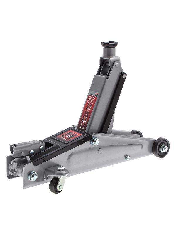 Домкрат гидравлический подкатной, 3 т, высота подъема 150-530 мм Matrix