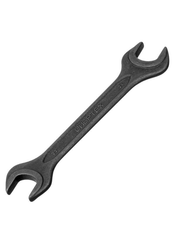 Ключ рожковый, 22 х 24 мм, CrV, фосфатированный Сибртех