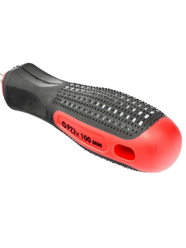 Отвертка Fusion, PZ2 x 100 мм, CrV, трехкомпонентная рукоятка 