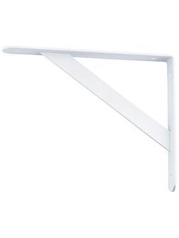 Кронштейн усиленный, 500 х 350 х 30 х 4 мм, белый Сибртех