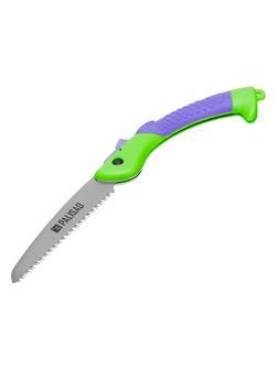 Пила садовая складная, 150 мм рабочая часть, пластиковая обрезиненная рукоятка, Palisad