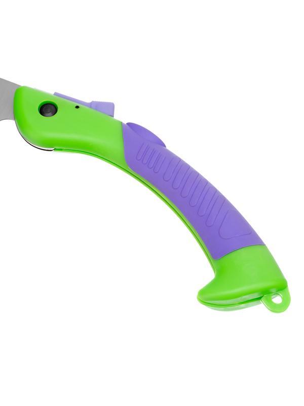 Пила садовая складная, 150 мм рабочая часть, пластиковая обрезиненная рукоятка, Palisad