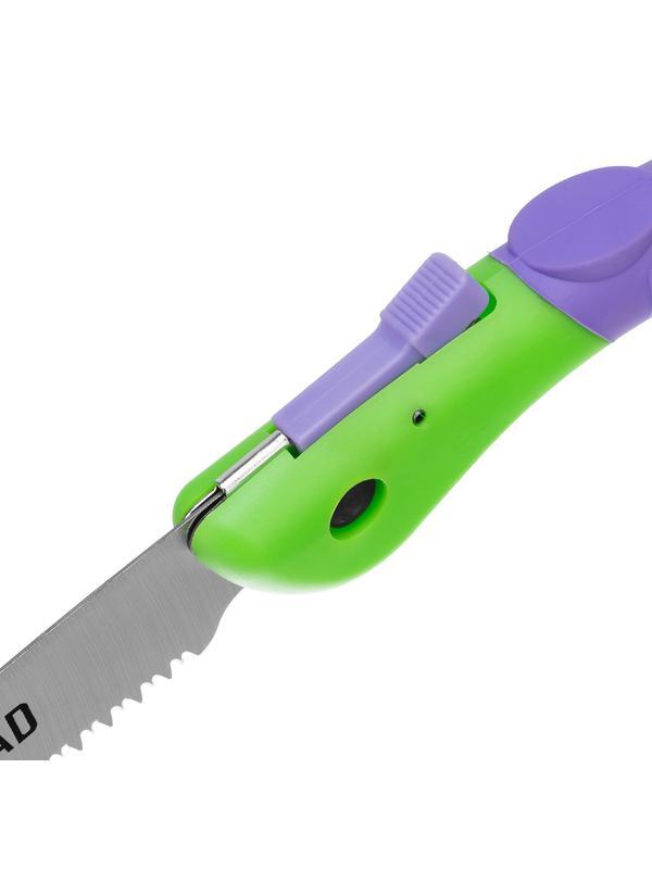Пила садовая складная, 150 мм рабочая часть, пластиковая обрезиненная рукоятка, Palisad