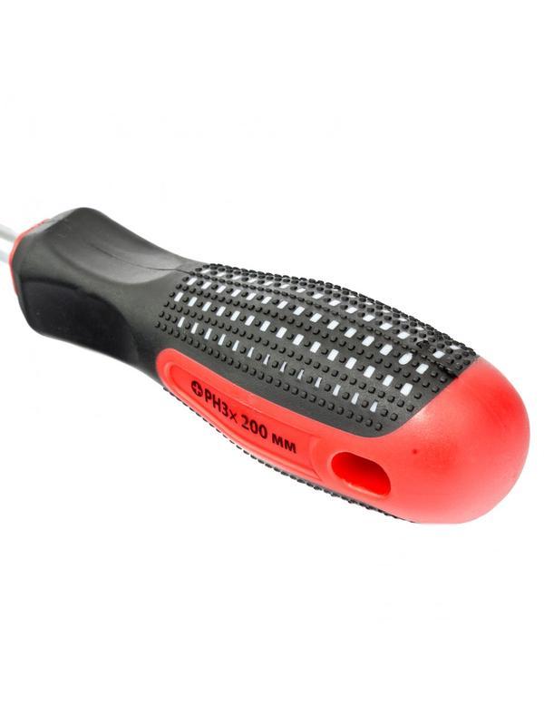 Отвертка Fusion, PH3 х 200 мм, CrV, трехкомпонентная рукоятка 