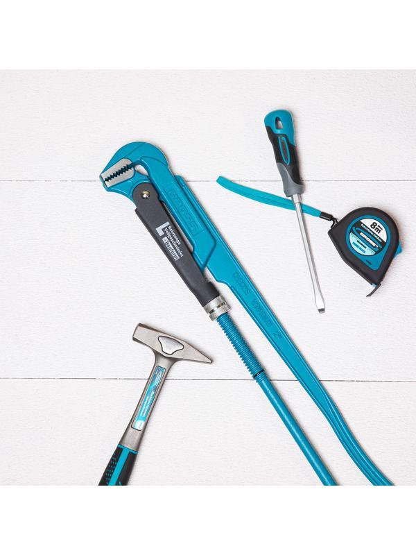 Ключ трубный рычажный 2, №3, цельнокованый, CrV, тип 