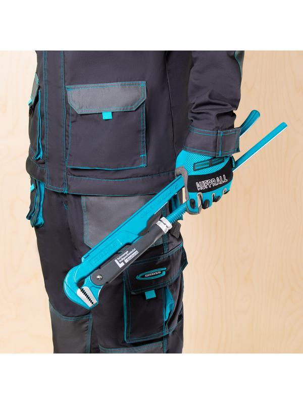 Ключ трубный рычажный 2, №3, цельнокованый, CrV, тип 