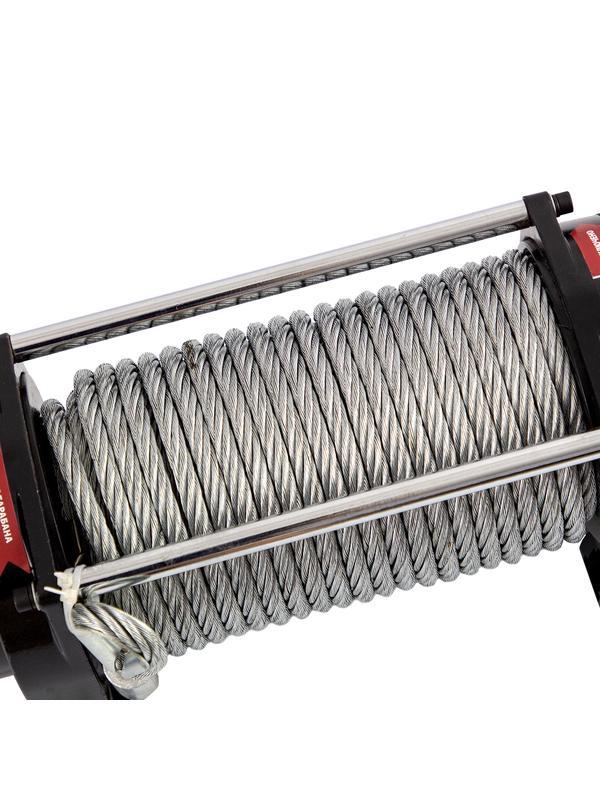 Лебедка автомобильная электрическая LB-4000, 4.5 т, 3.7 кВт, 12 В Denzel