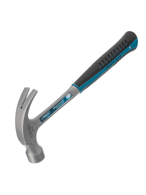 Молоток-гвоздодер, 570 г, цельнокованый, трехкомпонентная рукоятка Gross