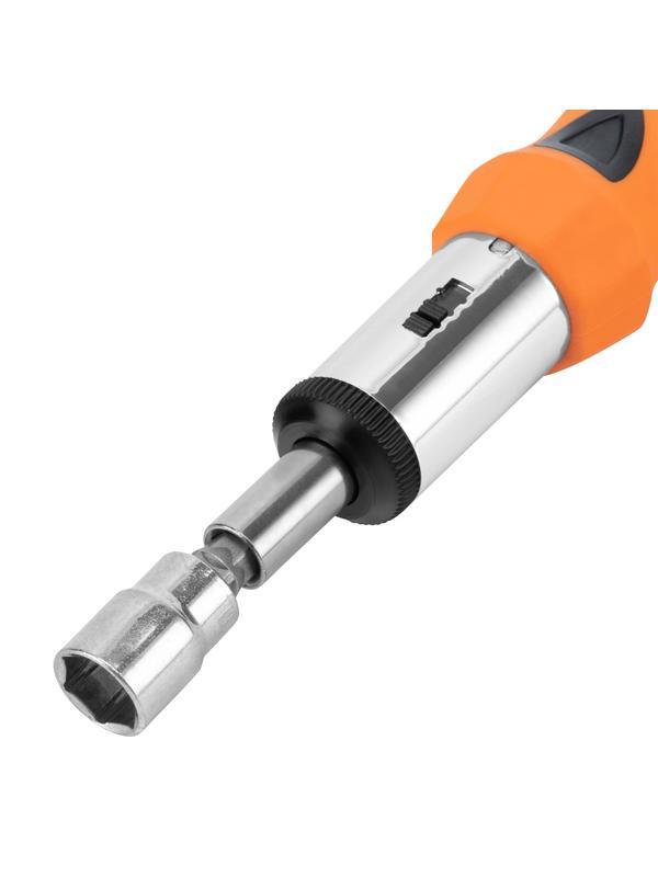 Отвертка реверсивная, биты, головки торцевые, 14 шт, Sparta