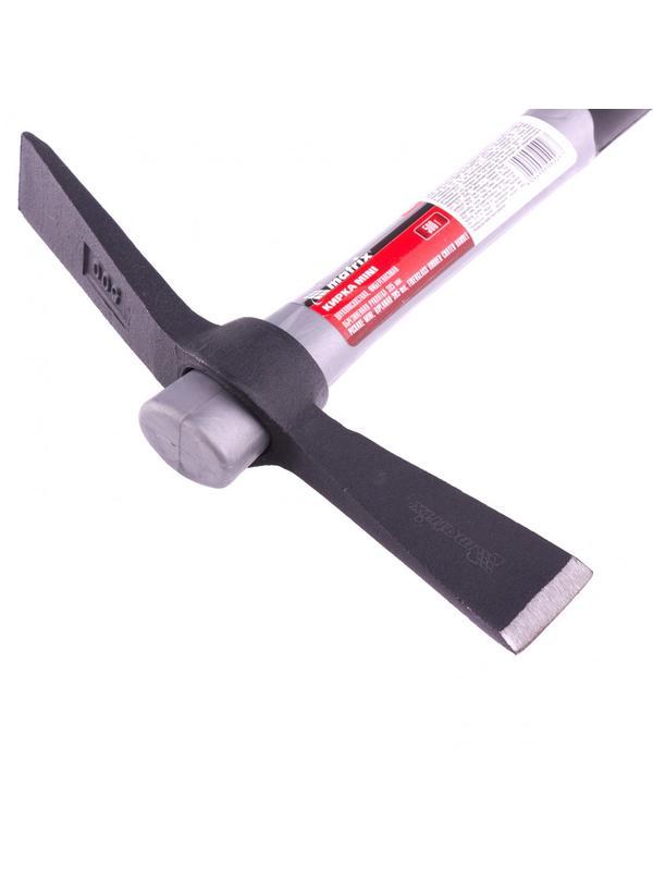 Кирка MINI, двухплоскостная, 500 г, фибергласовая обрезиненная рукоятка 385 мм Matrix