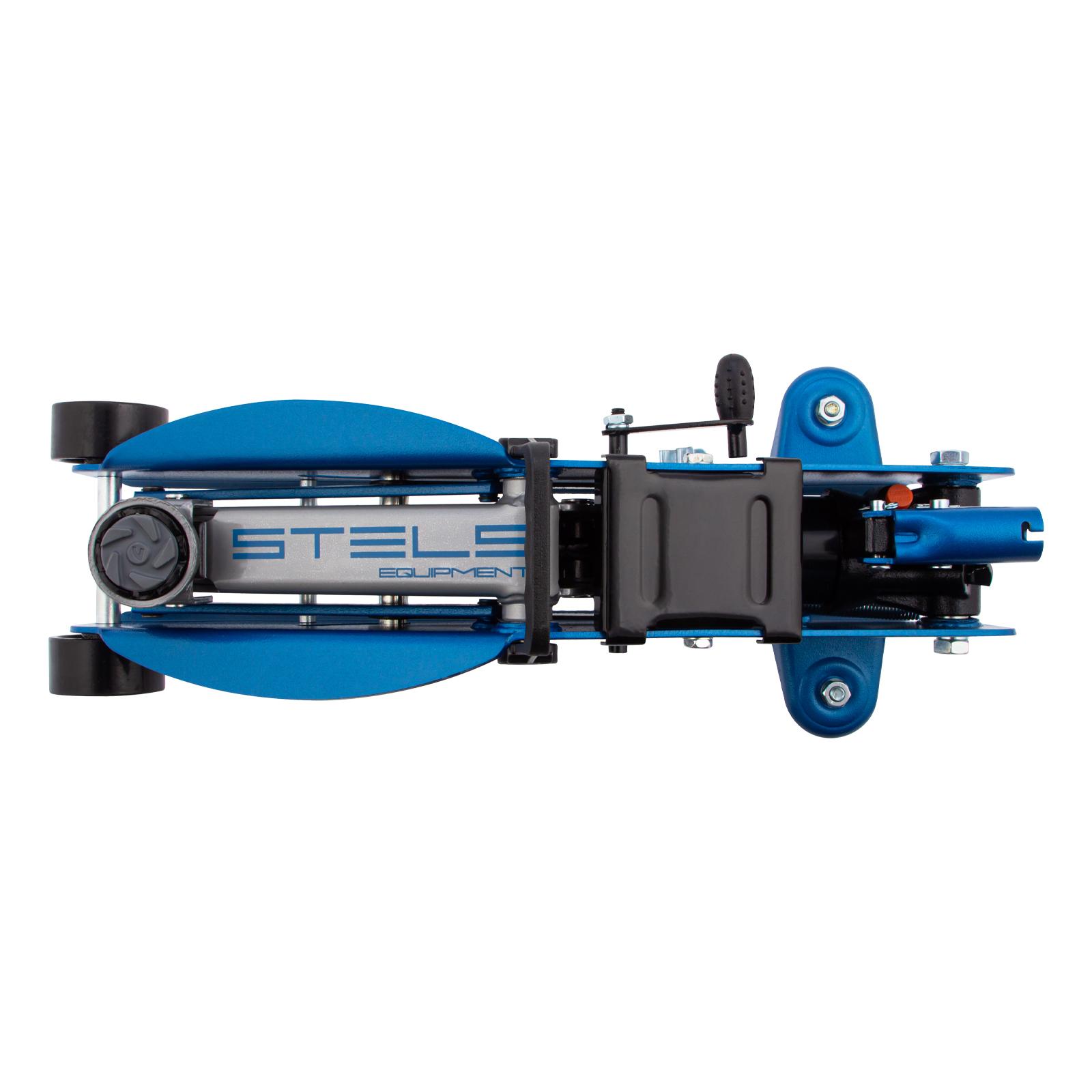 Домкрат гидравлический подкатной с фиксатором, 2.5 т, Safety Pin, 140-385 мм, в кейсе Stels