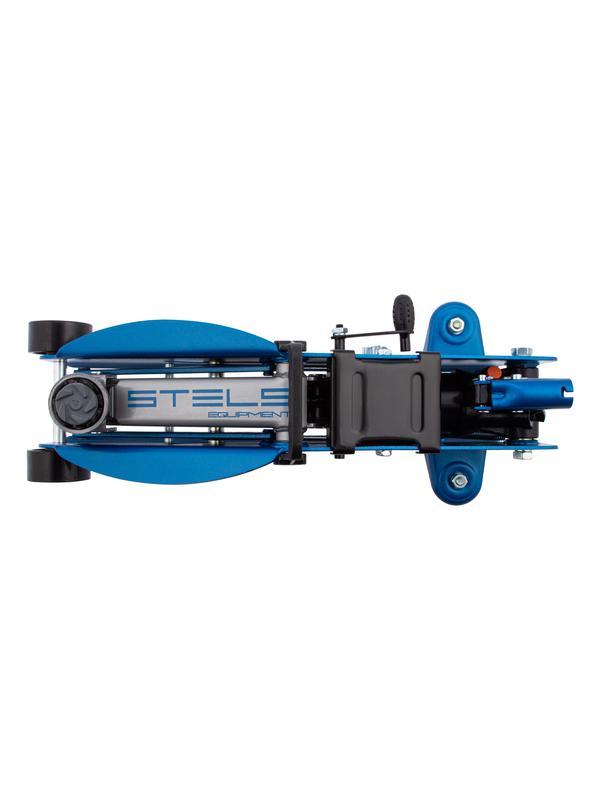 Домкрат гидравлический подкатной с фиксатором, 2.5 т, Safety Pin, 140-385 мм, в кейсе Stels