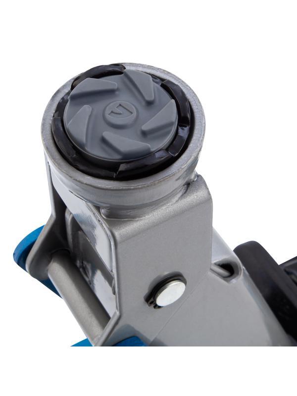 Домкрат гидравлический подкатной с фиксатором, 2.5 т, Safety Pin, 140-385 мм, в кейсе Stels