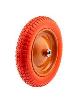 Колесо полиуретановое 3.00-8, длина оси 90 мм, подшипник 16 мм Palisad