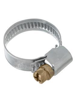 Хомуты металлические, Стандартное болтовое крепление 16-27 мм, 100 штук в упаковке, ширина 9 мм Сибртех