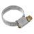 Хомуты металлические, Стандартное болтовое крепление 16-27 мм, 100 штук в упаковке, ширина 9 мм Сибртех