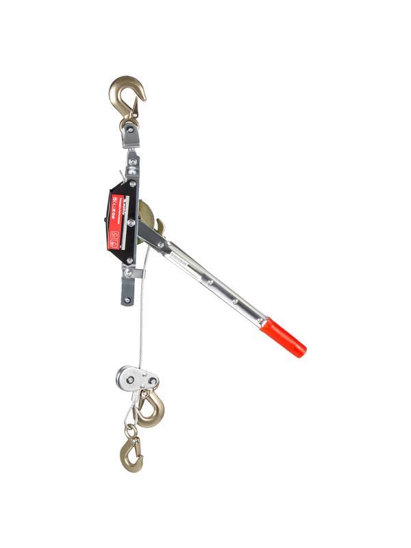 Лебедка рычажная, тяга 2 т, подъем 0.8 т, одинарное храповое колесо Matrix