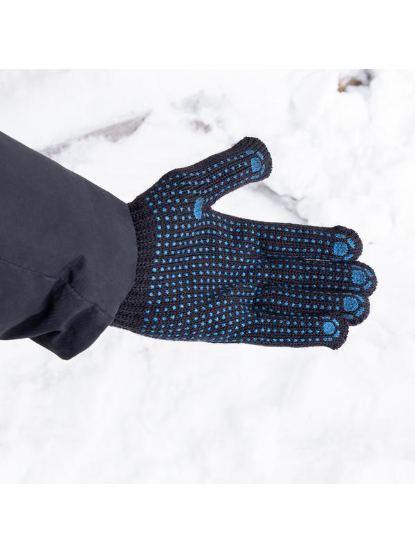 Перчатки трикотажные, акрил, с ПВХ точкой, 7 класс Россия Сибртех