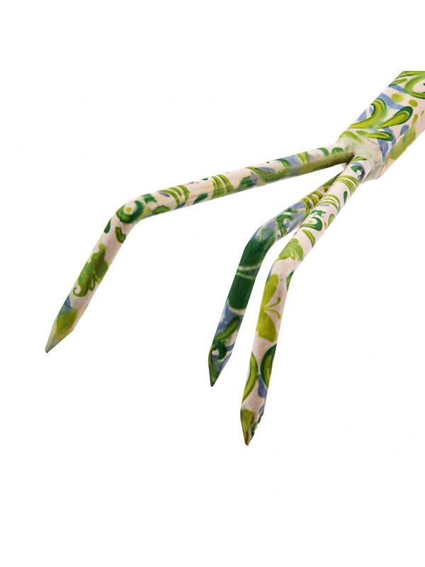 Рыхлитель 3 - зубый, 60 х 415 мм, стальной, пластиковая рукоятка, Flower Green, Palisad
