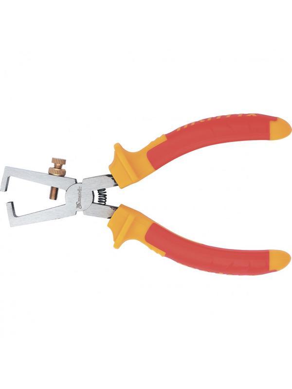 Клещи для снятия изоляции Insulated, 160 мм, двухкомпонентные рукоятки Matrix Professional