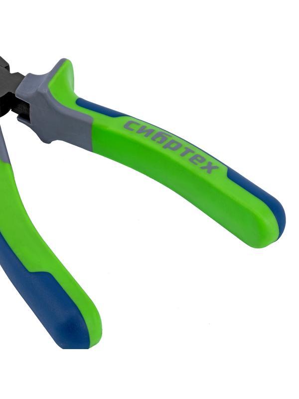 Плоскогубцы комбинированные, 200 мм, фосфатирование, трехкомпонентные рукоятки Сибртех