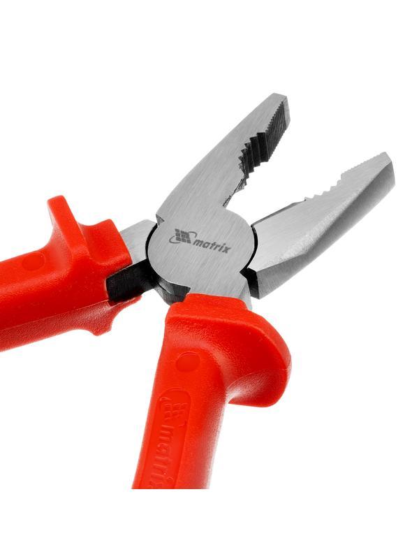 Плоскогубцы Econom, 160 мм, шлифованные, пластмассовые рукоятки Matrix