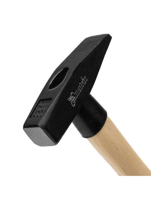 Молоток слесарный, 400 г, квадратный боек, деревянная рукоятка Matrix