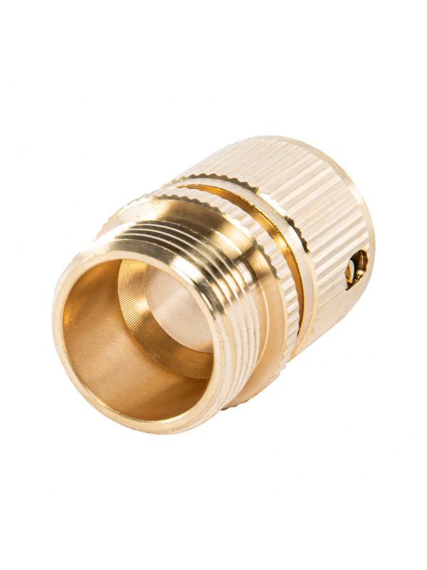 Соединитель латунный, быстросъемный, внешняя резьба 3/4, посадочный D 3/4 Palisad