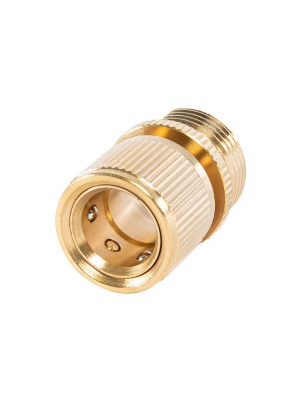 Соединитель латунный, быстросъемный, внешняя резьба 3/4, посадочный D 3/4 Palisad