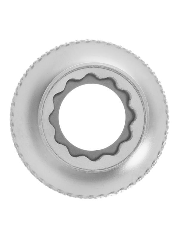 Головка торцевая, 10 мм, двенадцатигранная, CrV, под квадрат 1/2, хромированная Stels