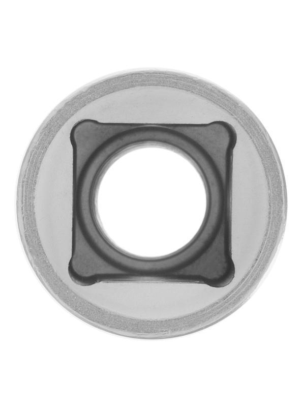 Головка торцевая, 10 мм, двенадцатигранная, CrV, под квадрат 1/2, хромированная Stels