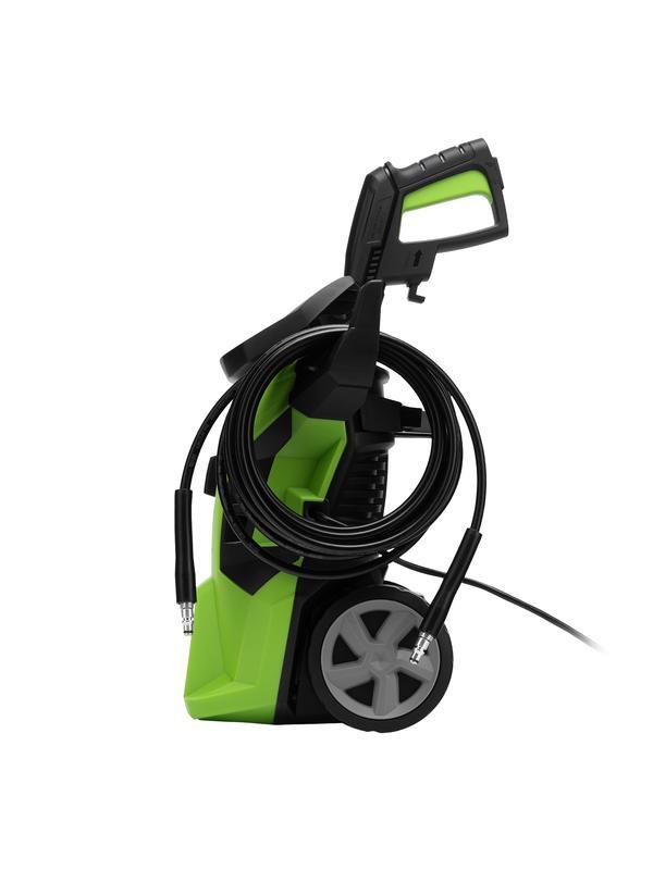 Моечная машина высокого давления АМ-1700, 1700 Вт, 130 бар, 350 л/ч, колесная Сибртех