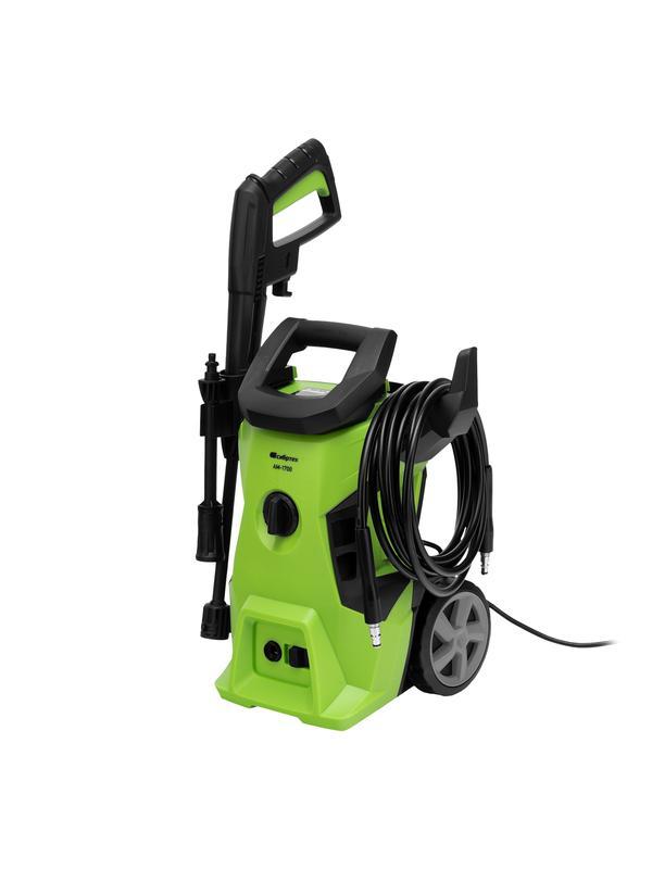 Моечная машина высокого давления АМ-1700, 1700 Вт, 130 бар, 350 л/ч, колесная Сибртех