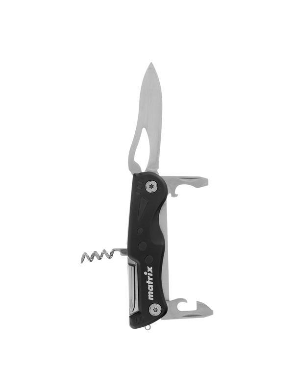 Нож многофункциональный, 7 функций, в чехле, 107 мм Matrix