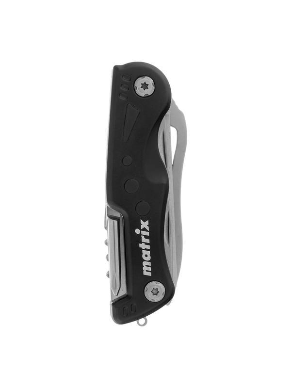 Нож многофункциональный, 7 функций, в чехле, 107 мм Matrix