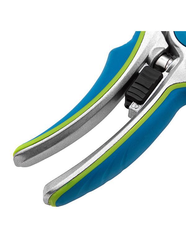 Секатор цветочный, 215 мм, регулировка захвата, алюминиевые рукоятки, Luxe, Palisad