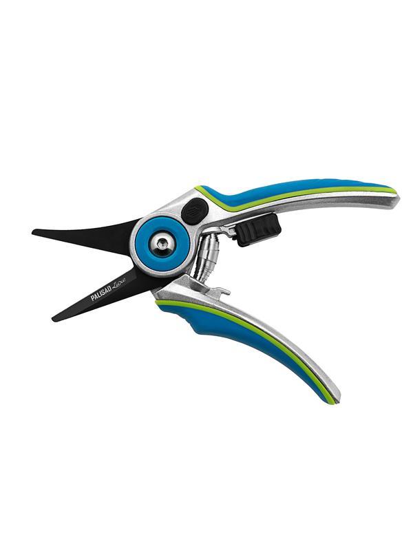 Секатор цветочный, 215 мм, регулировка захвата, алюминиевые рукоятки, Luxe, Palisad