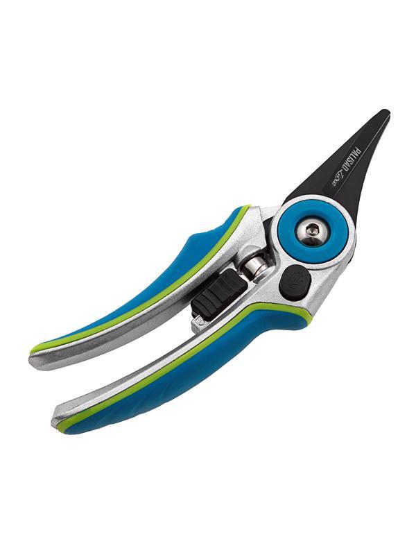 Секатор цветочный, 215 мм, регулировка захвата, алюминиевые рукоятки, Luxe, Palisad