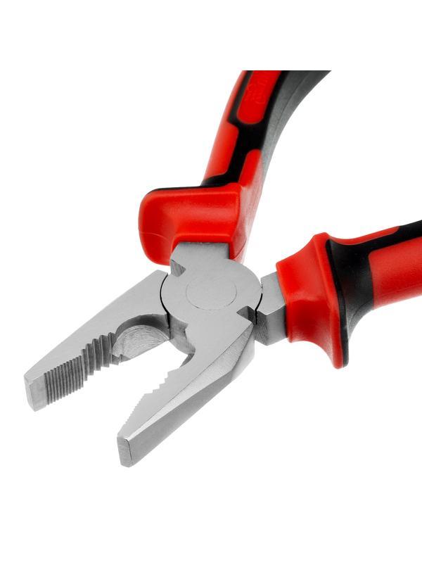 Плоскогубцы Nickel, 160 мм, никелированные, двухкомпонентные рукоятки Matrix