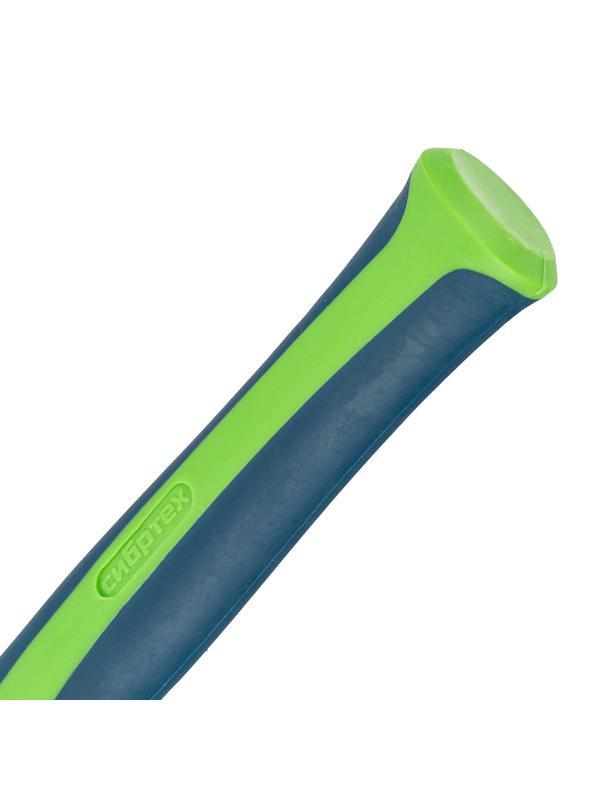 Молоток слесарный, 1000 г, фибергласовая обрезиненная рукоятка Сибртех