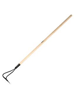 Мотыга стальная, 170 х 45 х 1380 мм, деревянный черенок, Россия, Сибртех