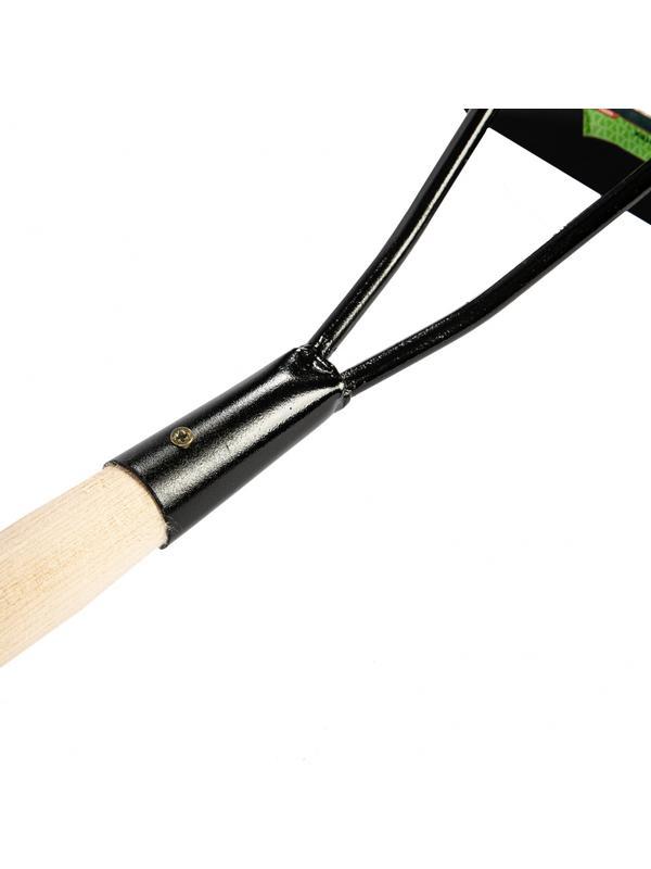 Мотыга стальная, 170 х 45 х 1380 мм, деревянный черенок, Россия, Сибртех