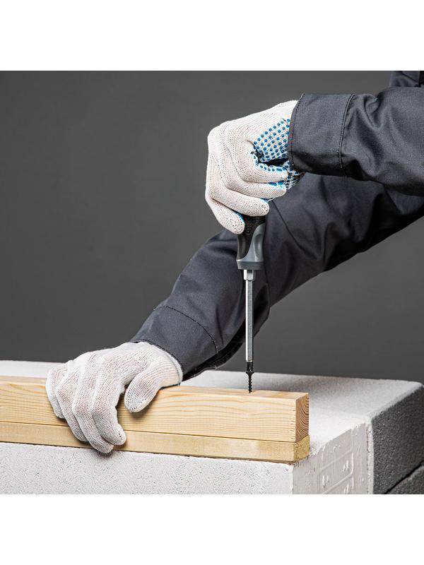 Перчатки х/б, ПВХ покрытие, 