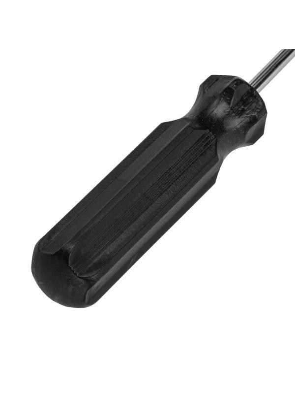 Отвертка PH1 х 75 мм, углеродистая сталь, черная пластиковая рукоятка Sparta