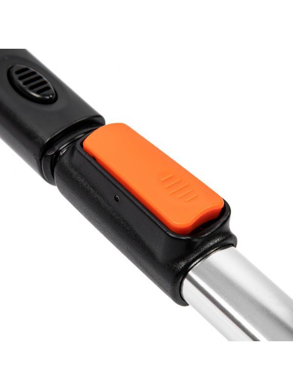 Щетка-сметка для снега со скребком и водосгоном, телескопическая, поворотная голова Stels