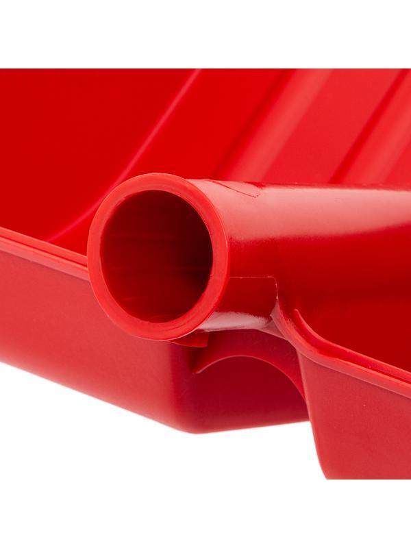 Лопата для уборки снега пластиковая, красная, 420 х 425 мм, без черенка, Россия, Сибртех